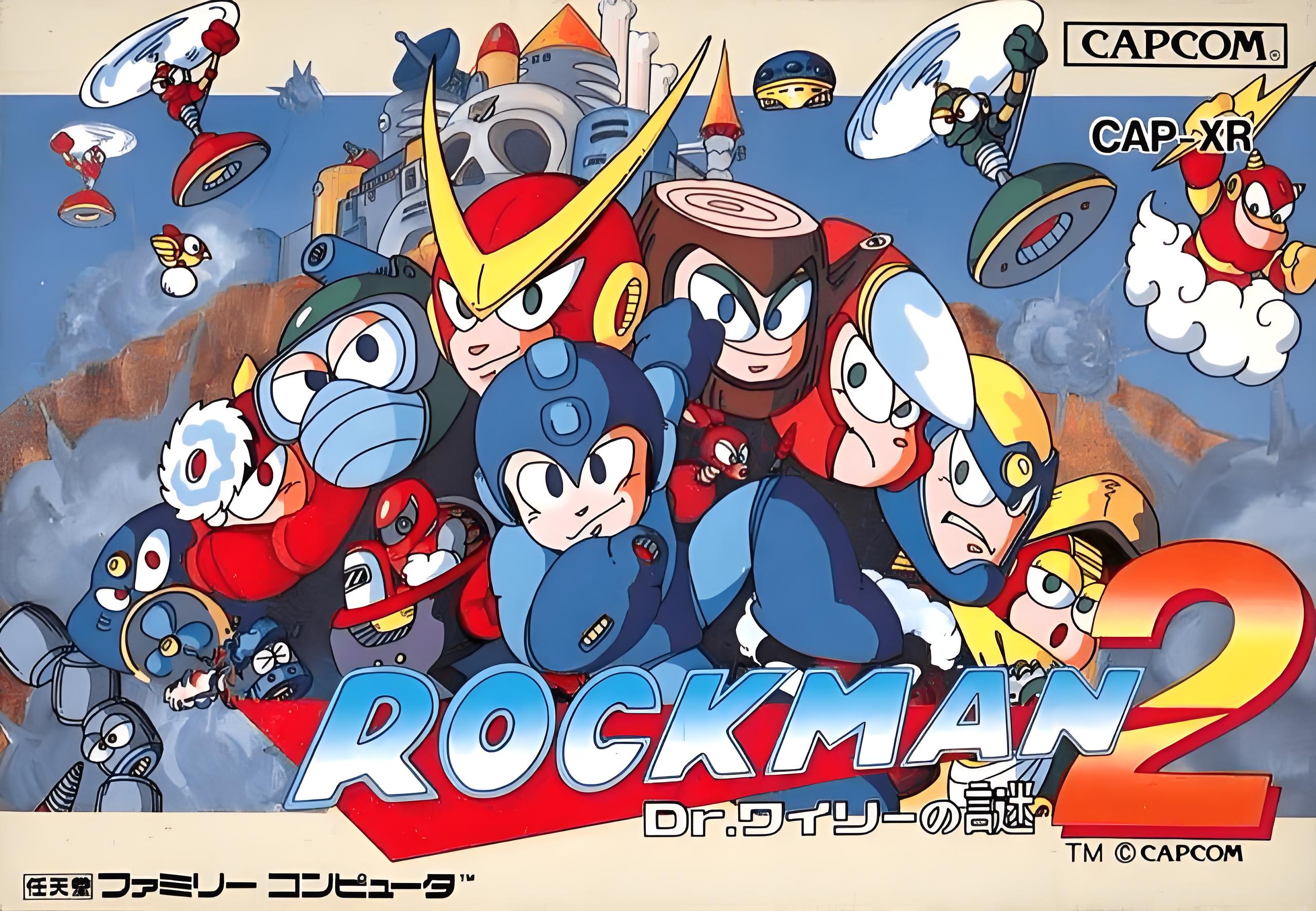 FC洛克人2游戏封面