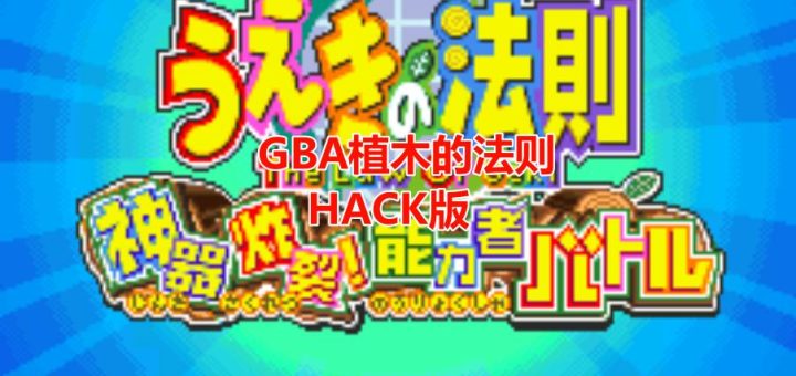 GBA植木的法则神器炸裂HACK